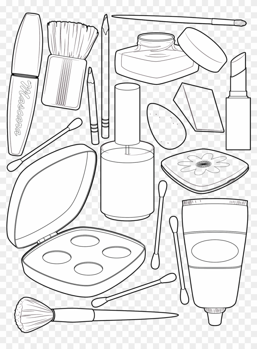 Paint Splatter Coloring Pages With Collection Of Free - Eye Shadow Colouring Pages Clipart #636078