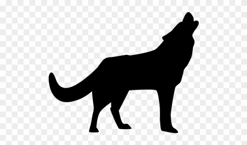 Howling Wolf Clipart Png - Wolf Howling No Background Transparent Png