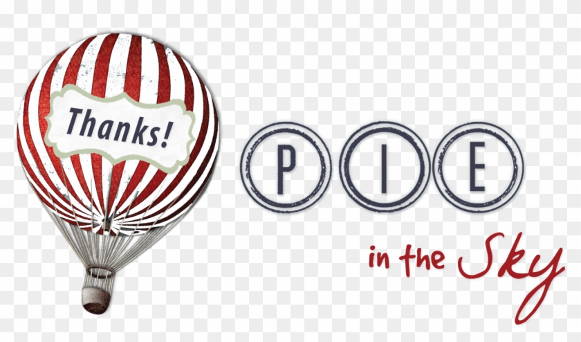 Pie In The Sky Logo Thanks - Balloon Clipart #636295