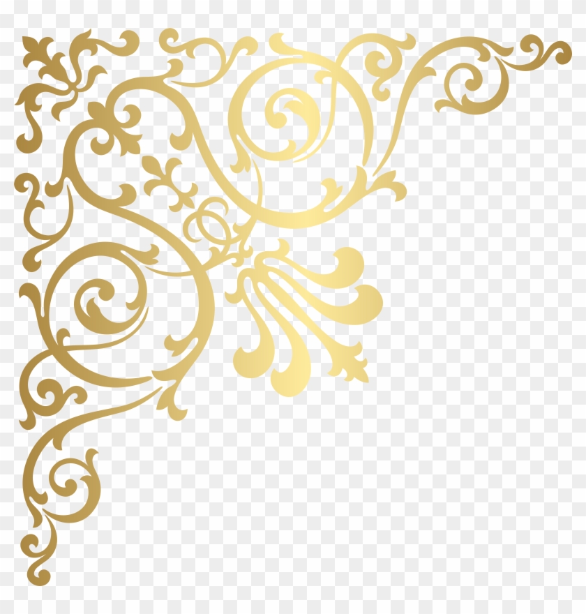 Gold Corner Transparent Png Clip Art