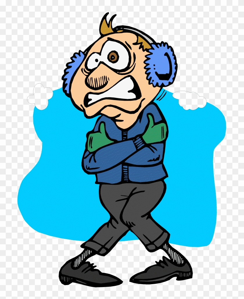 Cold Png - Cold Person Cartoon Clipart #636734