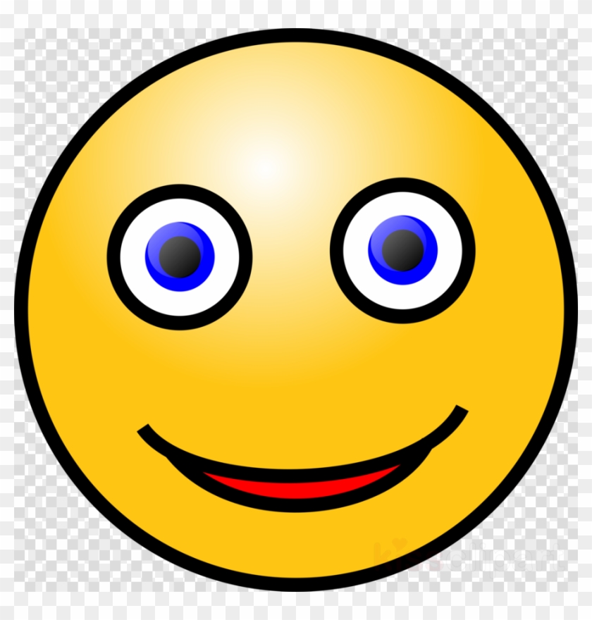 Smiley Face Blue Eyes Clipart Smiley Emoticon Clip - Moving Animations Of Smiley Faces - Png Download