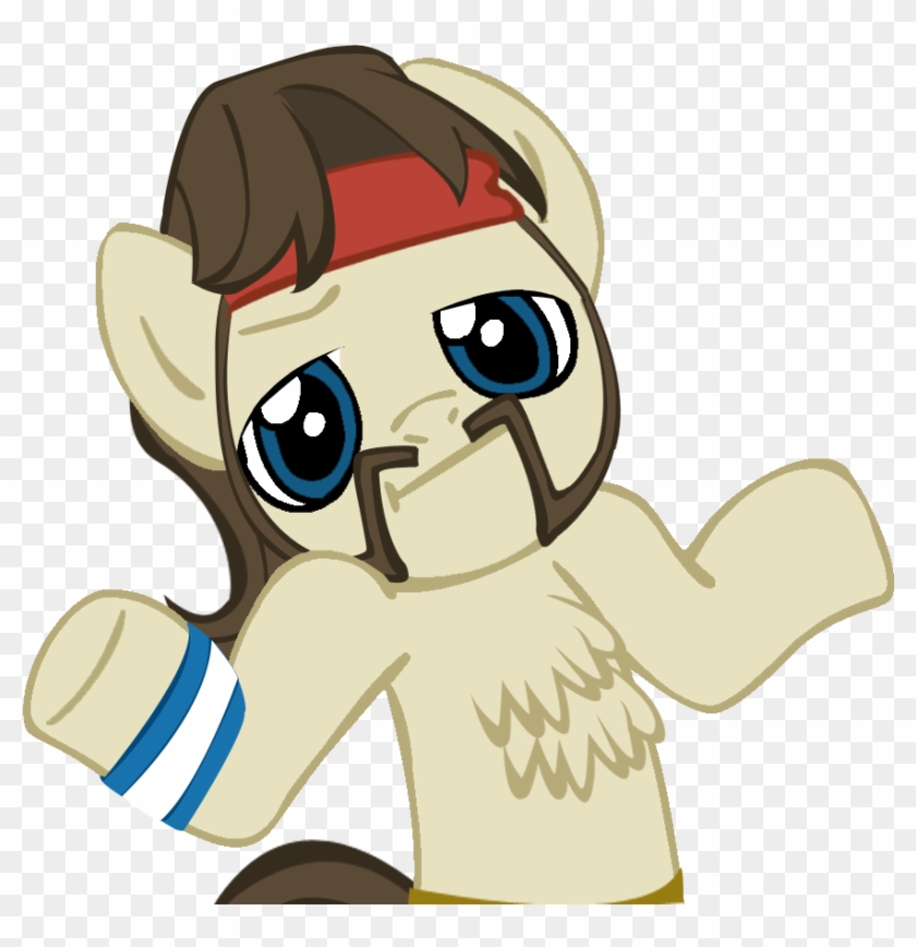Ace Shrug - Pony Shrug Clipart