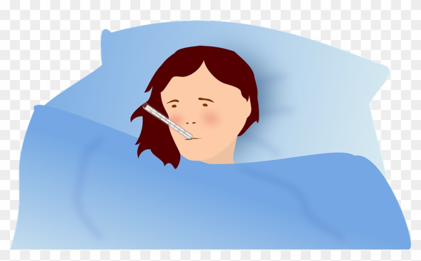 Influenza-156098 960 720 - Sick Mother Clip Art - Png Download