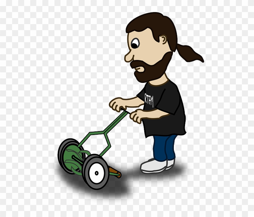 Free Vector Graphic - Lawn Mower Gif Cartoon Clipart #637117