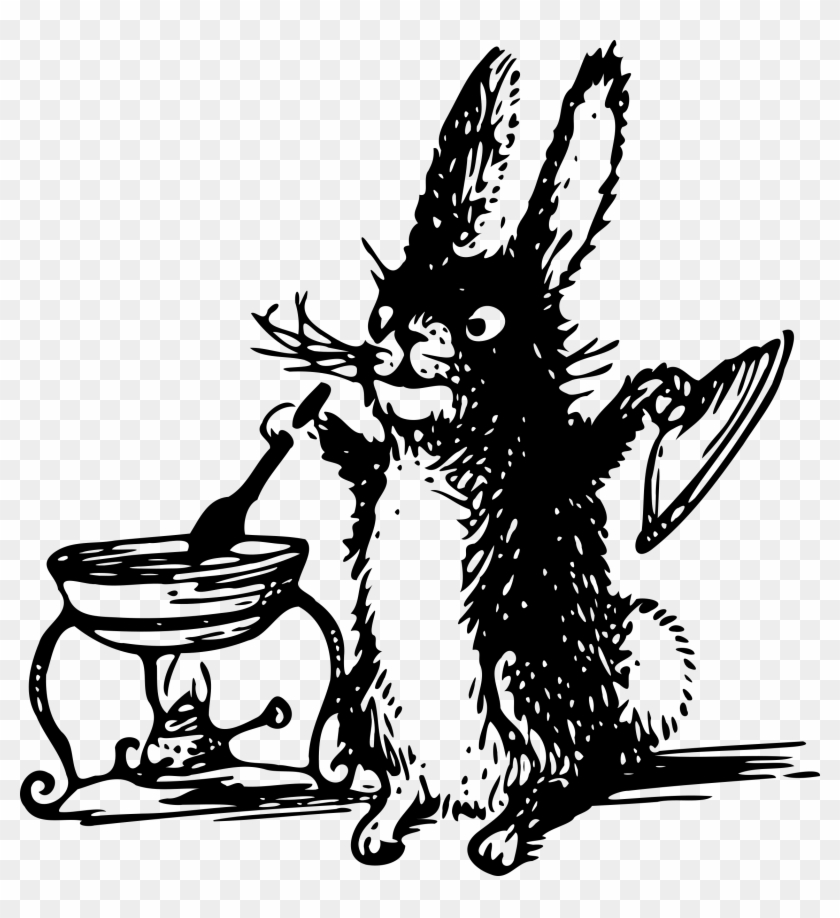 This Free Icons Png Design Of A Cooking Rabbit Clipart #637860