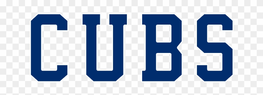 Chicago Cubs Png - Chicago Cubs Word Logo Clipart