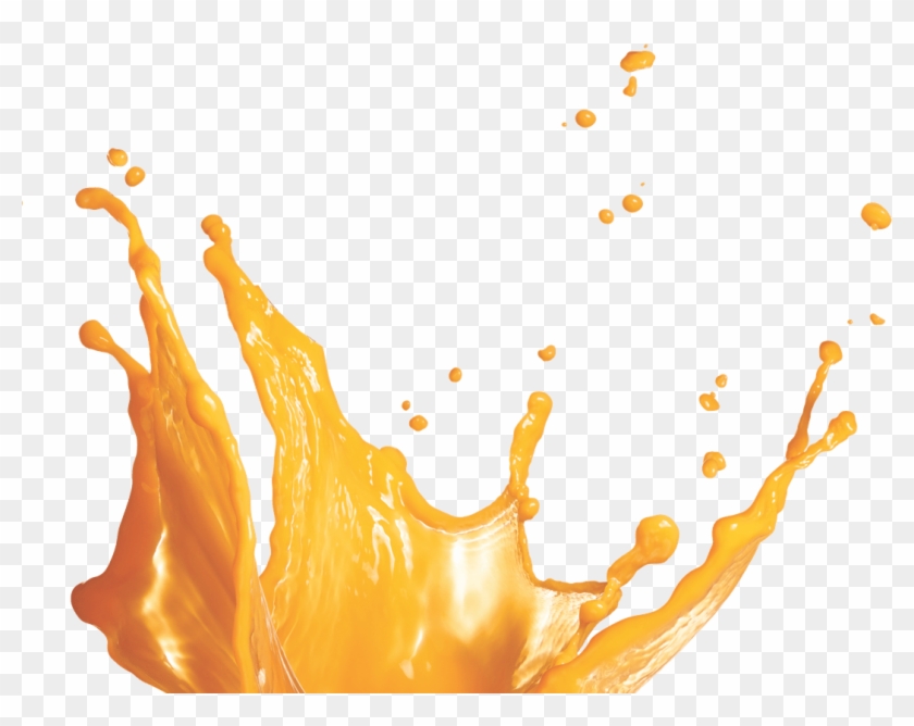 Taste The Orange - Juice Splash Transparent Background Clipart