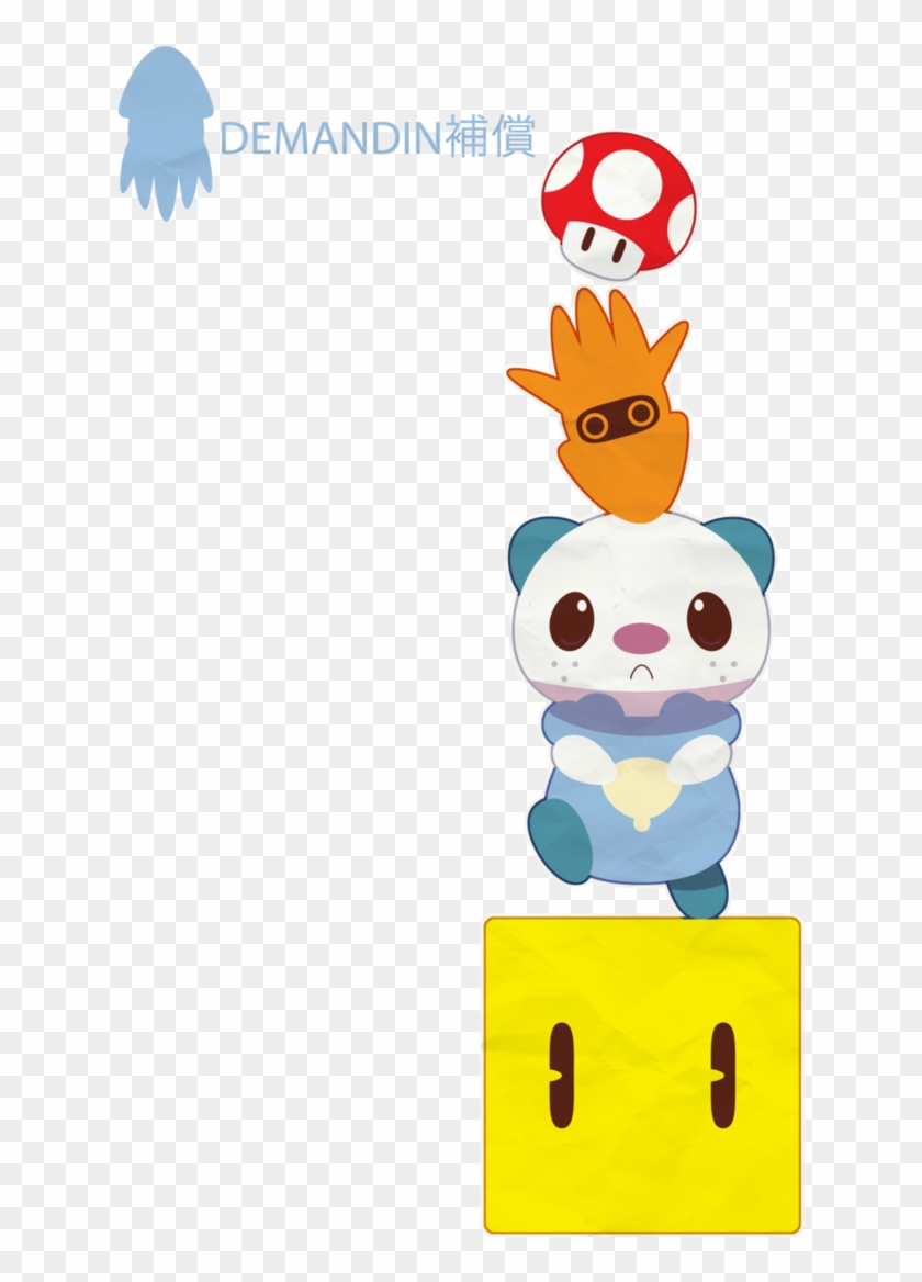 Oshawott And Blooper For Dc - Cartoon Clipart