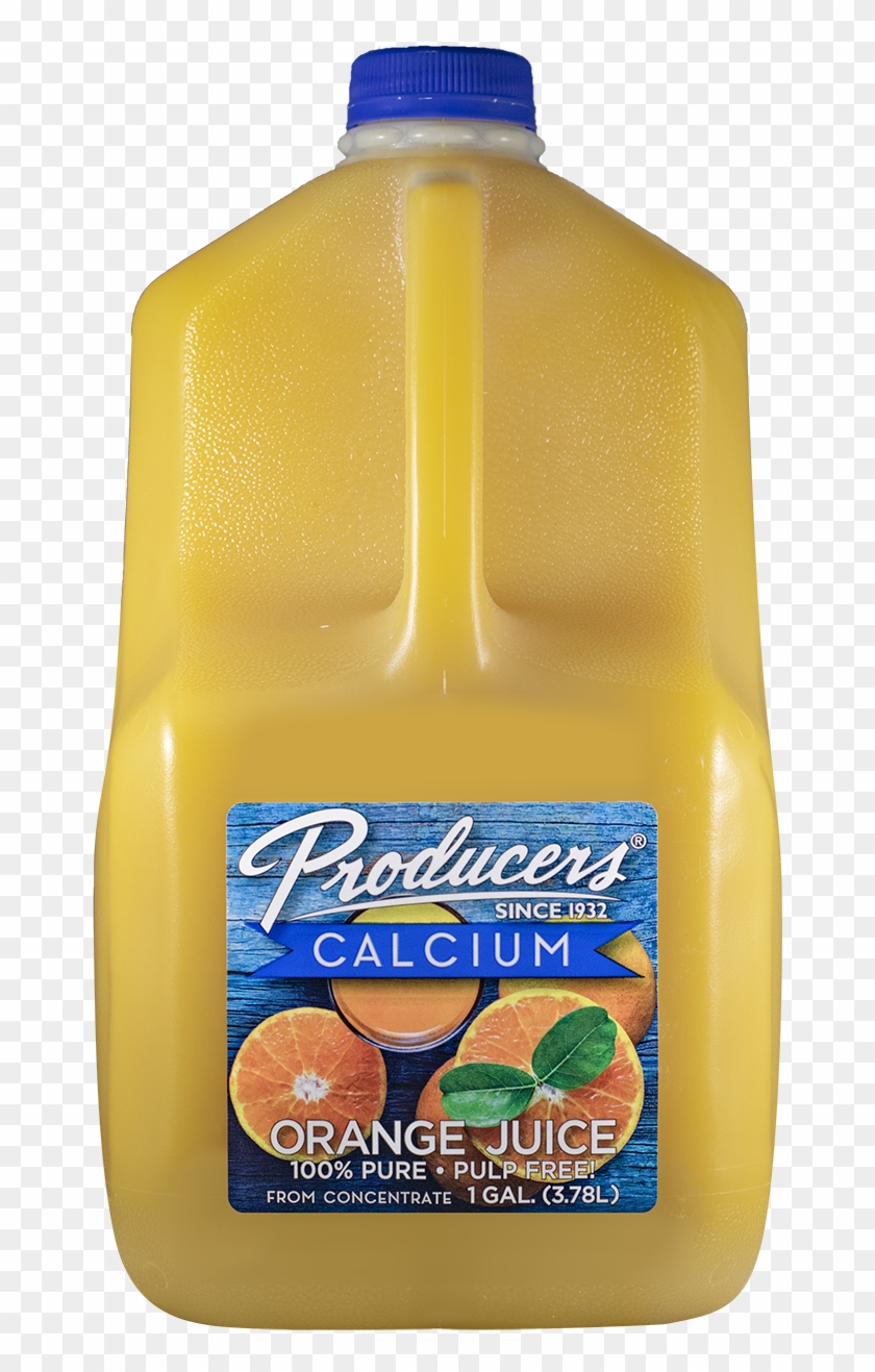Calcium Orange Juice - Plastic Bottle Clipart #638411