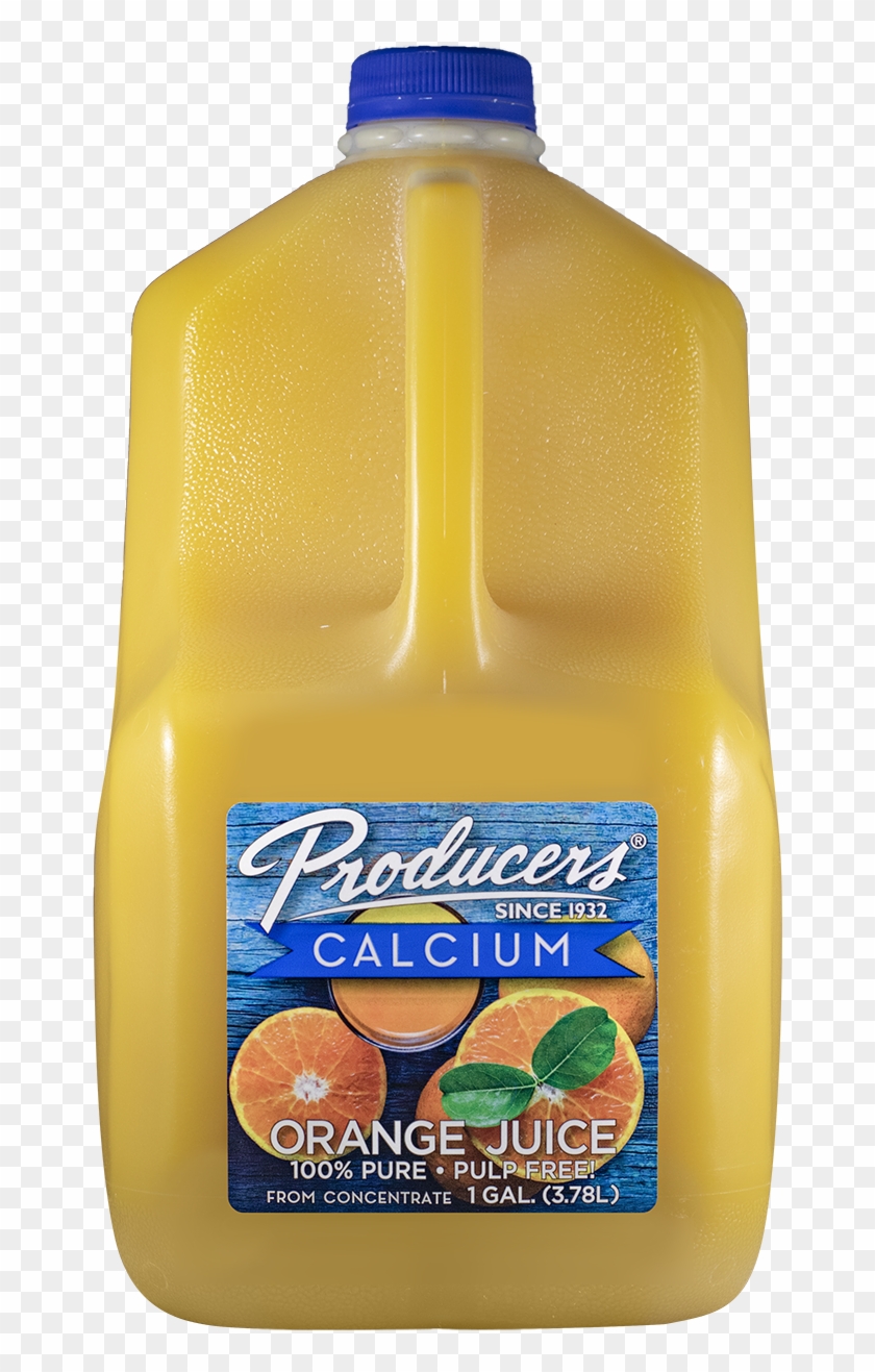 Calcium Orange Juice - Plastic Bottle Clipart