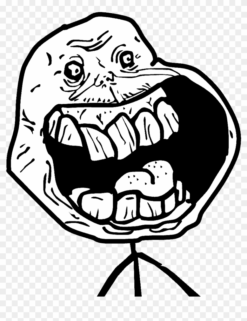 Meme Forever Alone Png - Forever Alone Guy Happy Clipart