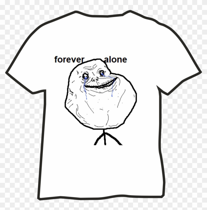 Forever Alone Meme , Png Download - Alone With No Friends Forever Clipart #638477