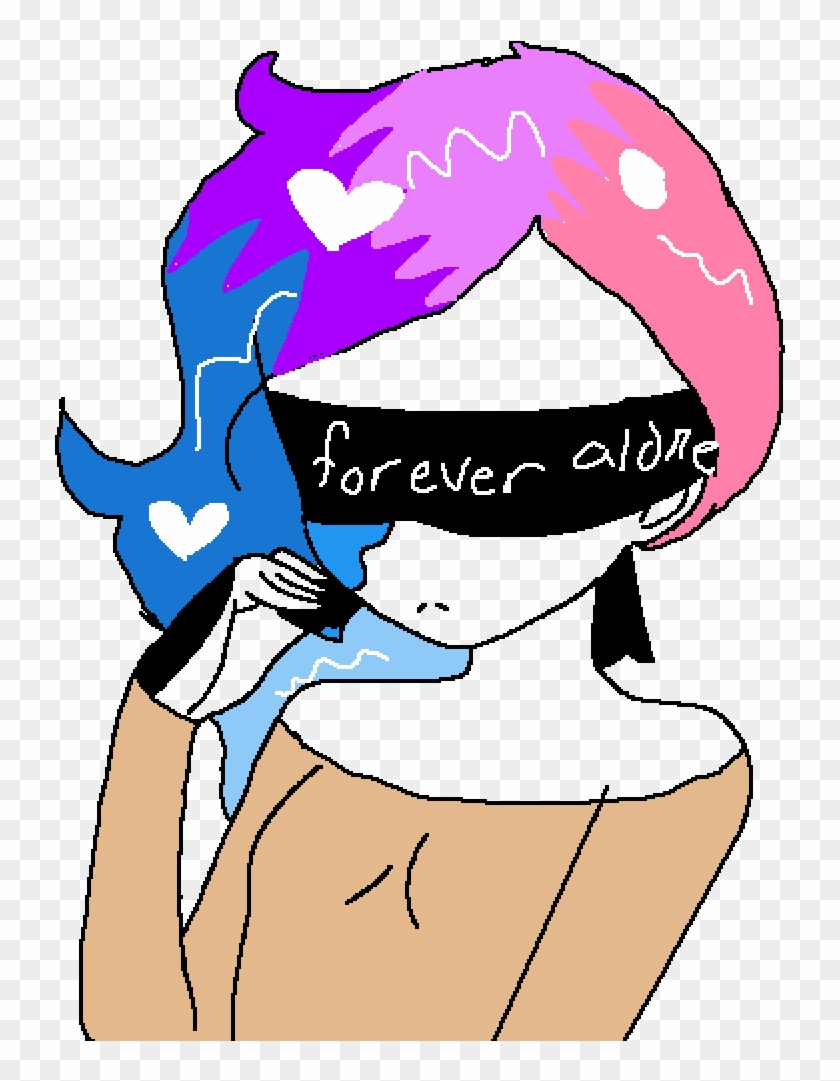 Im Forever Alone - Cartoon Clipart