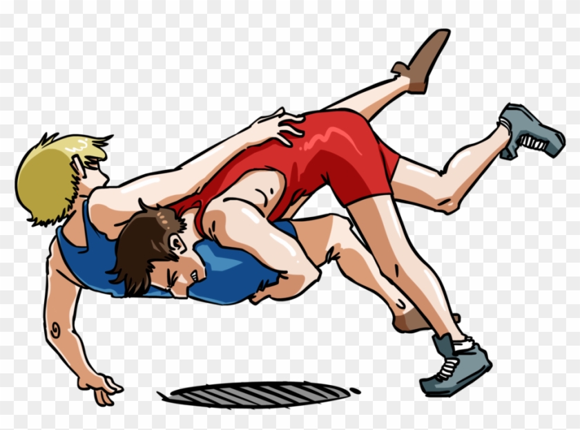 Wrestling Png - Wrestling Cartoon Png Clipart