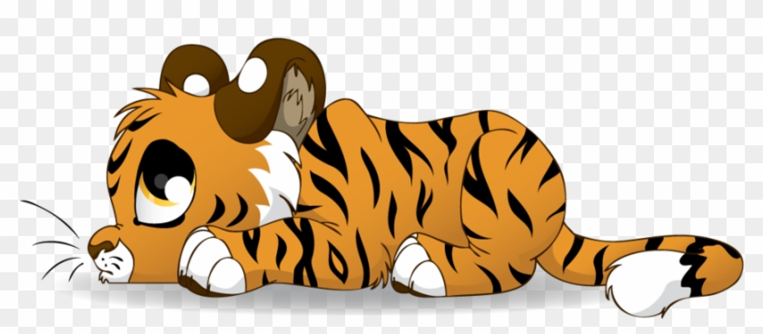 Cartoon Tiger Cubs - Tiger Cub Png Cartoon Clipart
