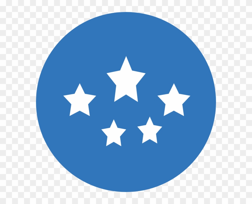 Medium Blue Stars Svg Clip Arts 600 X 600 Px - Png Download
