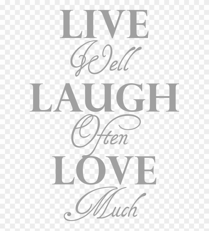 Live Laugh Love Png - Live Love Laugh Png Clipart