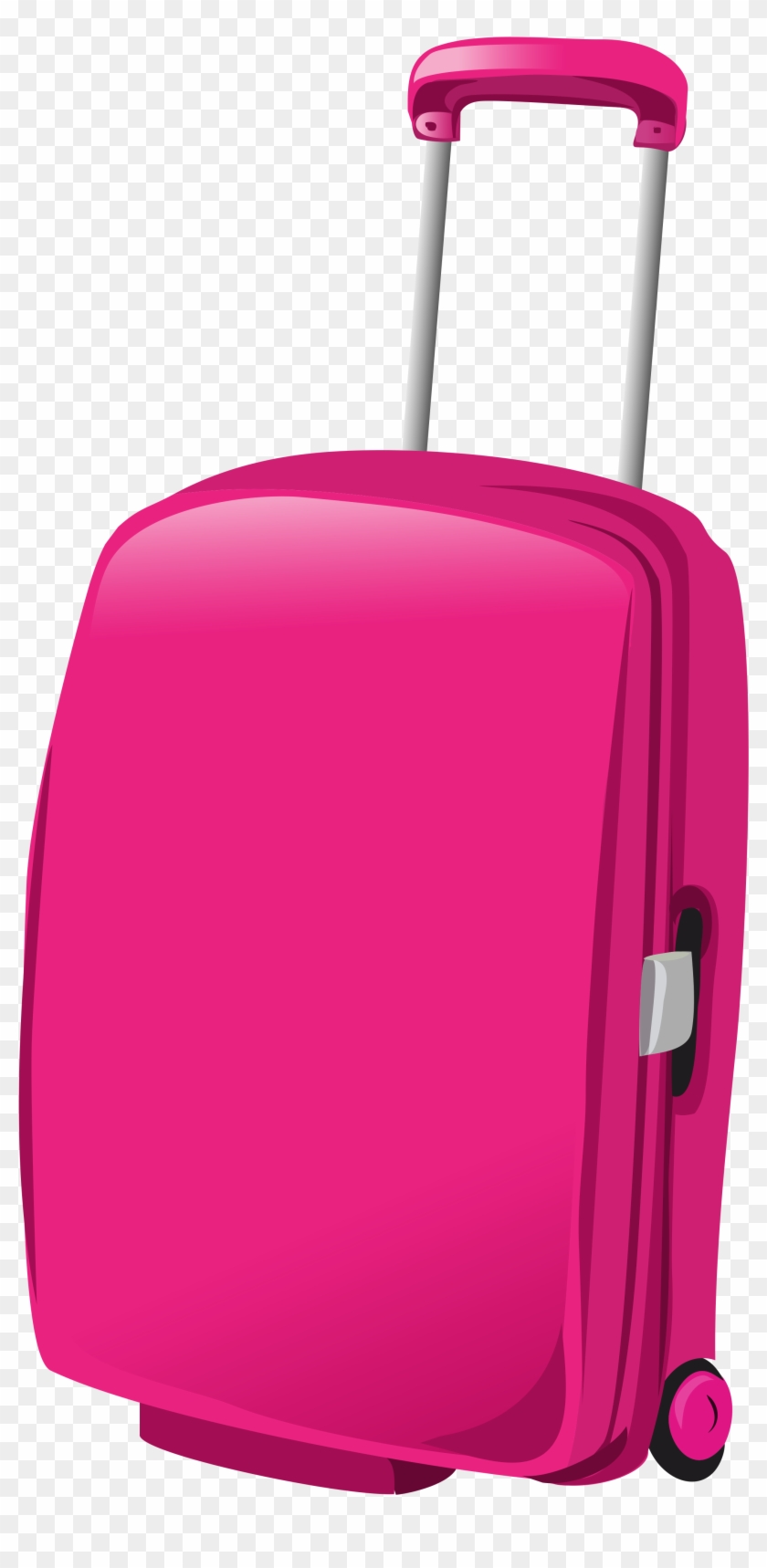 Pink Travel Bag Png Clipart Picture - Travel Bag Png Transparent Png