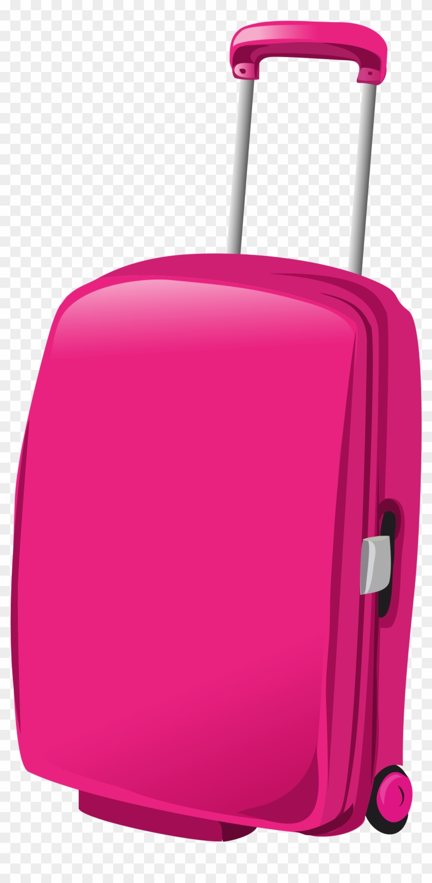 Pink Travel Bag Png Clipart Picture - Travel Bag Png Transparent Png #639337