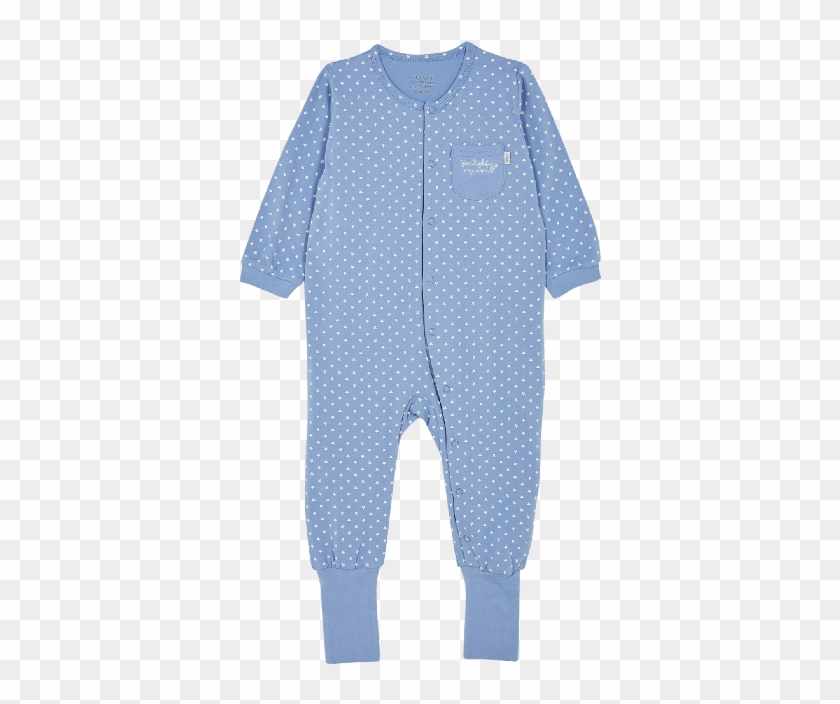 Blue Star Print Baby Onesie - Polka Dot Clipart