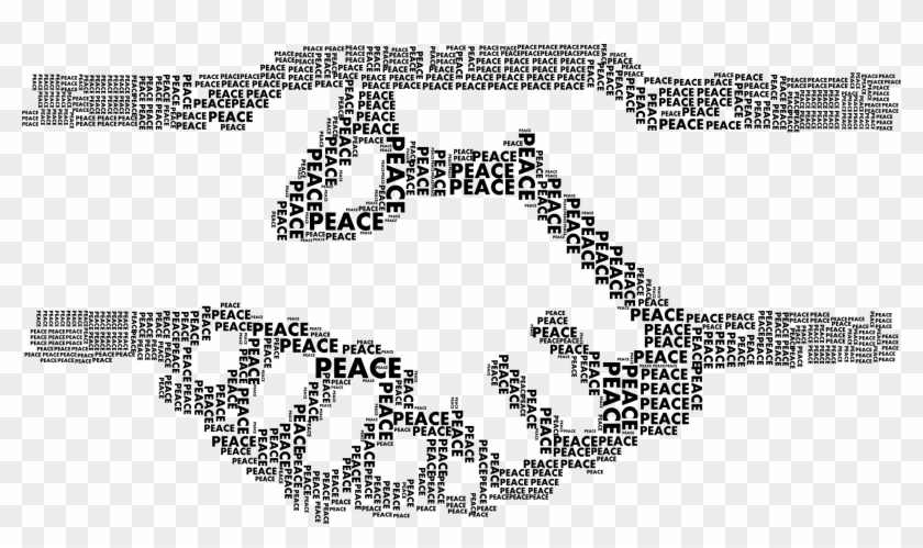 This Free Icons Png Design Of Handshake Word Cloud Clipart