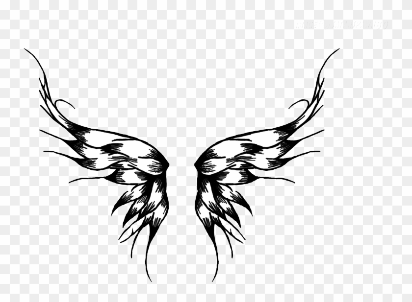 Wing Tattoo Designs - Girly Tattoos Png Clipart
