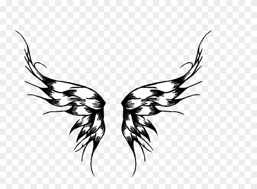 Wing Tattoo Designs - Girly Tattoos Png Clipart #639707