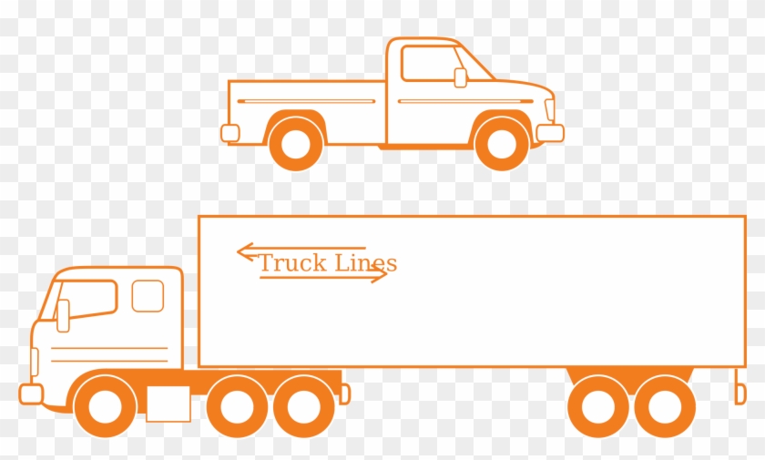 This Free Icons Png Design Of Semi And Pickup Trucks Clipart
