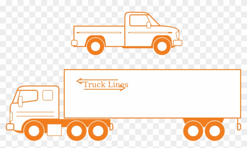 This Free Icons Png Design Of Semi And Pickup Trucks Clipart #639737