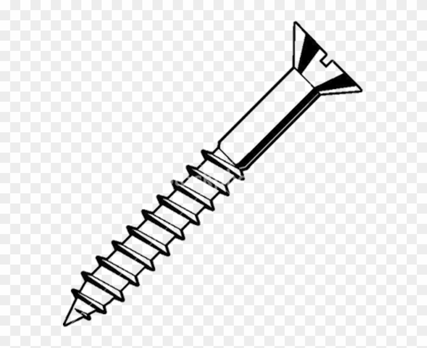 Screw Png Images - Drawing Of A Screw Clipart #639760