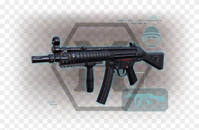 File - Swat-mp5ras - Kf2 Mp5 Clipart