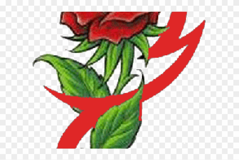 Small Colour Rose Tattoo Design Clipart