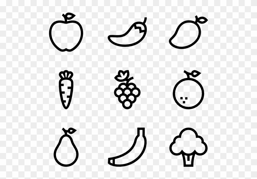 Fruits & Vegetables Clipart #640037