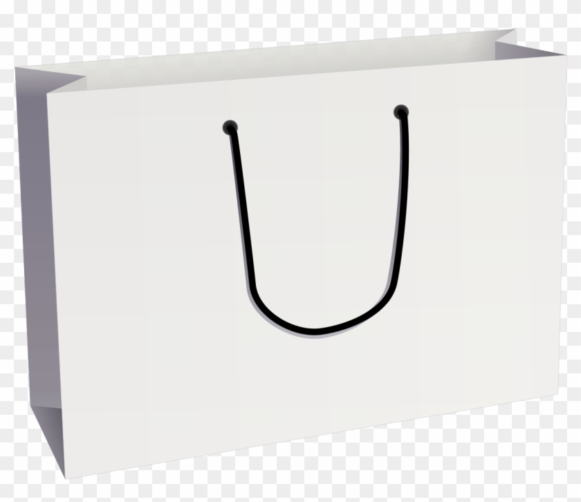 Objects - Plain Paper Shopping Bag Clipart