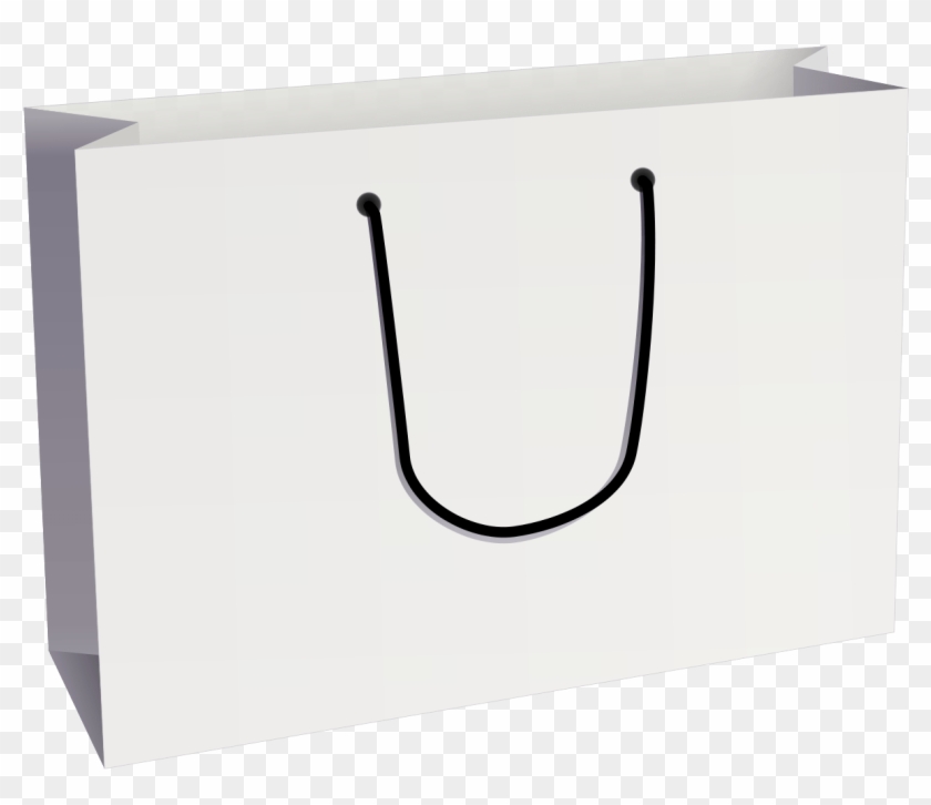 Objects - Plain Paper Shopping Bag Clipart #640089
