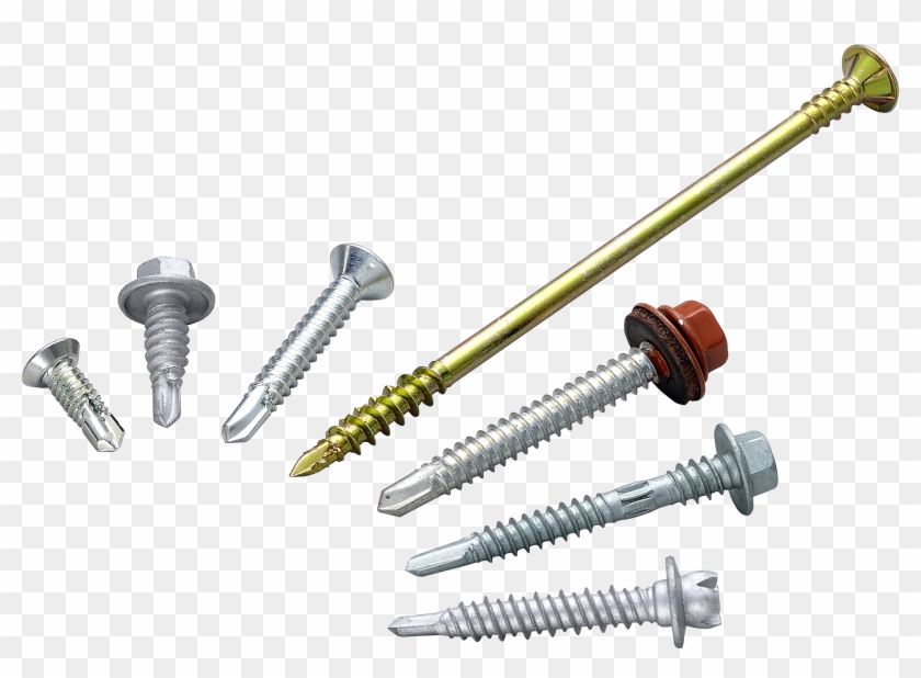 Chipboard Screw Manufacturer,wood Construction Screw - Self Drilling Screw Png Clipart #640204