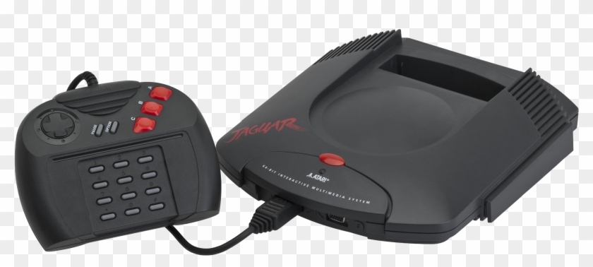 Atari Jaguar Console Set - Atari Jaguar Png Clipart