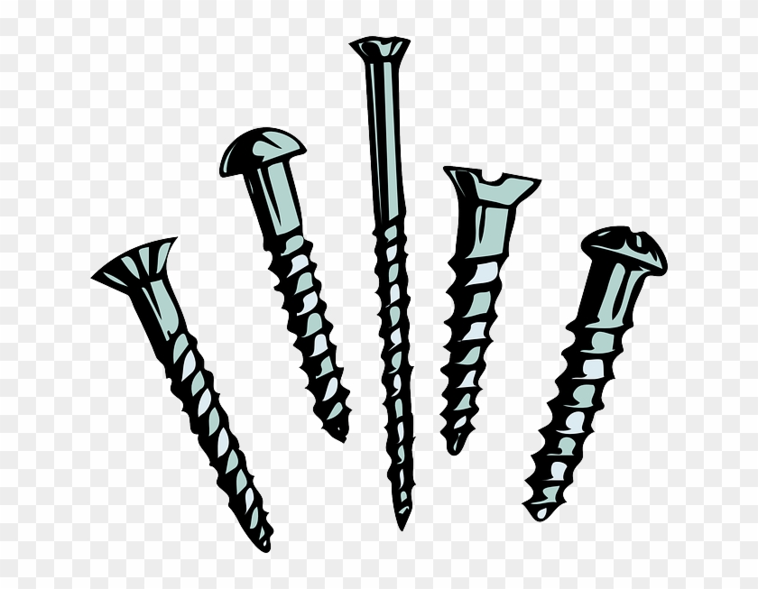 Jpg Freeuse Library Clipart Screw - Screws Clipart - Png Download