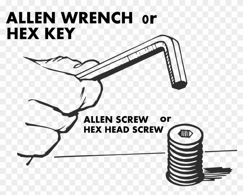 This Free Icons Png Design Of Hex Key And Screw Clipart