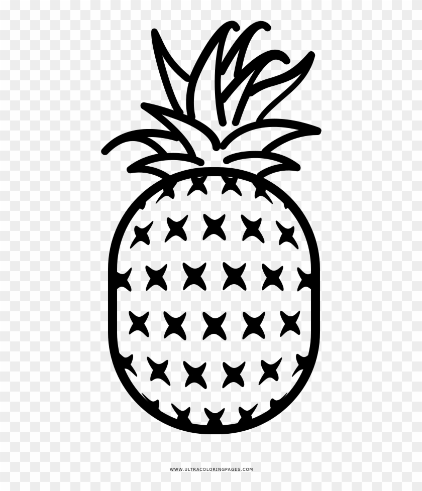 Clip Stock Coloring Book Pineapple Transprent Png Free - Abacaxi Png Para Colorir Transparent Png