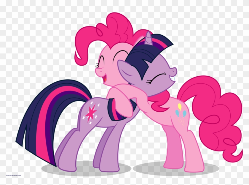 Hugs Png - Pinkie Pie And Twilight Sparkle Hugging Clipart #640526