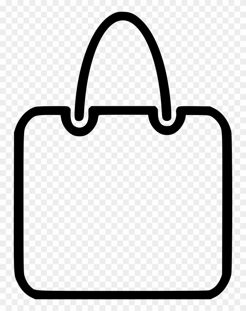 Shopping Bag Svg Png Icon Free Download - Shopping Bag Drawing Png Clipart #640867