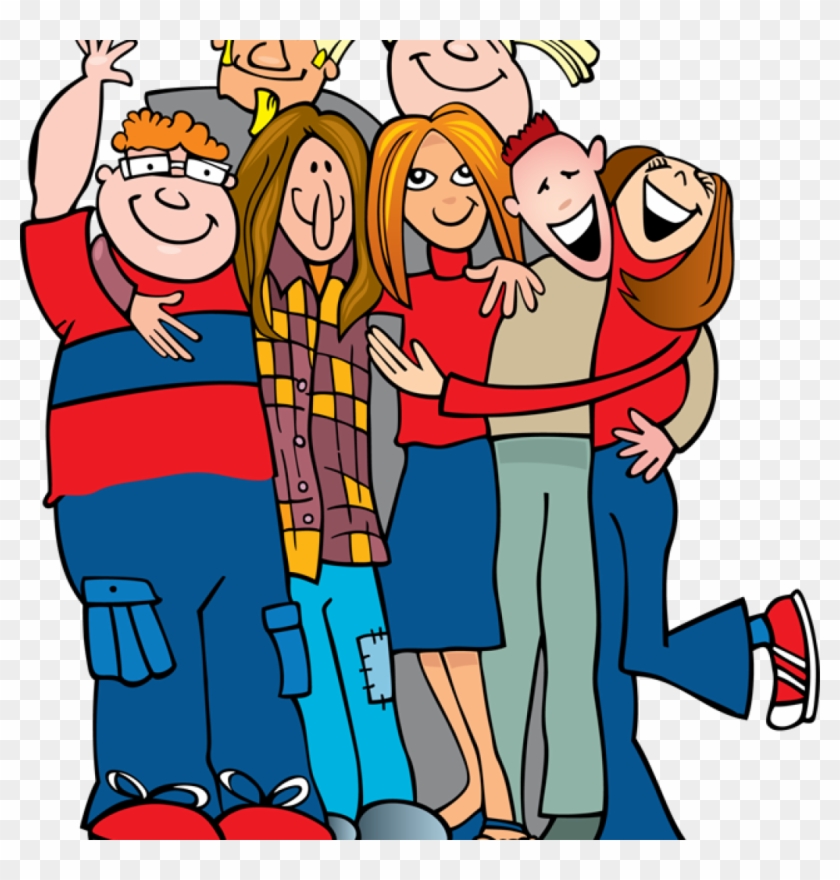 Hugs Clip Art Free - Group Hug Clipart - Png Download