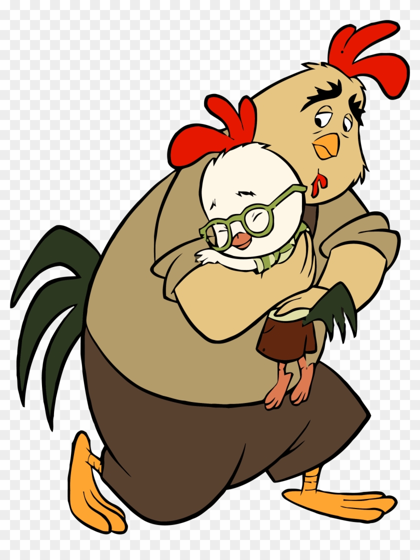 Chicken Little Buck Cluck Hug Clipart Png - Chicken Little And Buck Cluck Transparent Png #641036