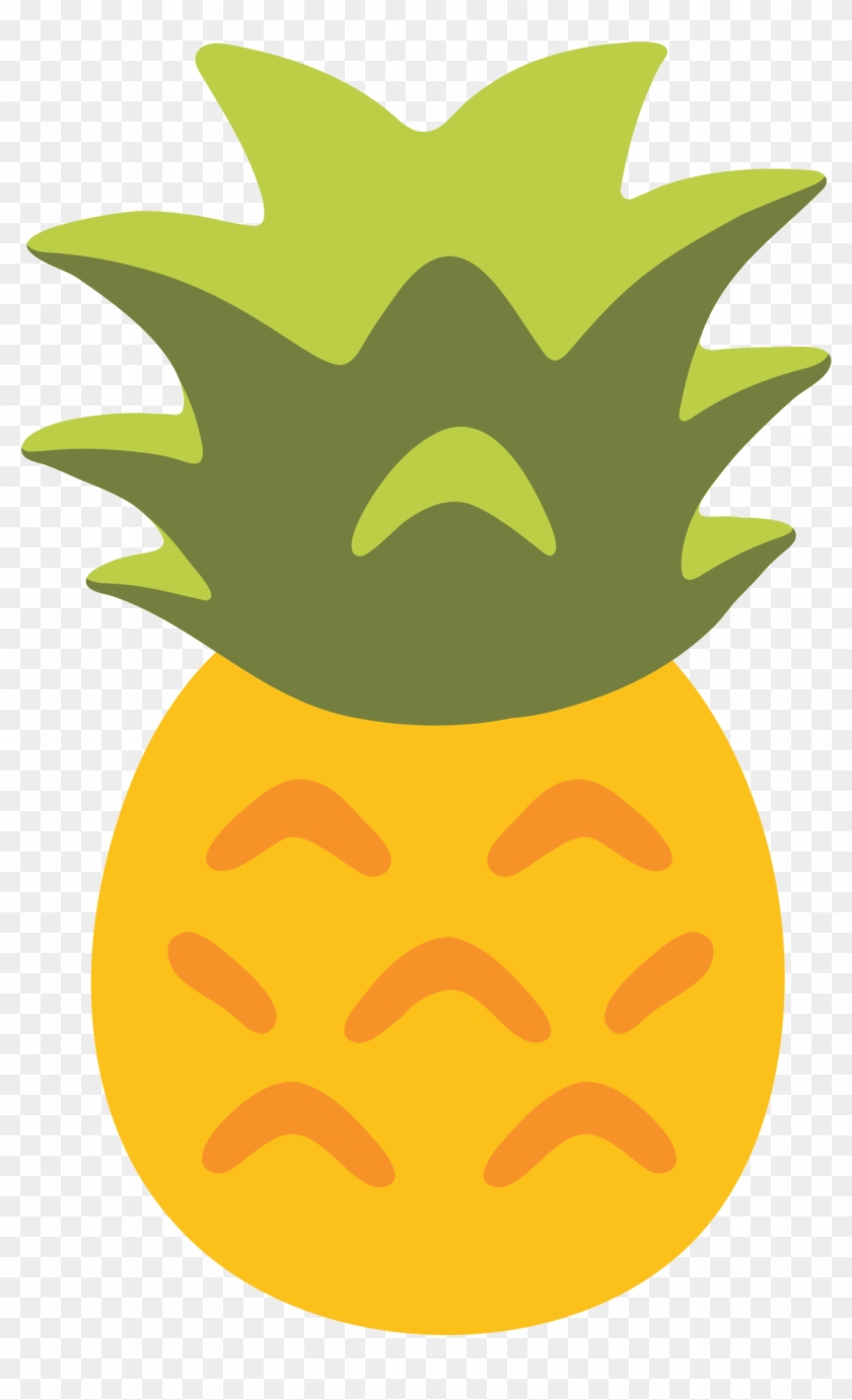 Pineapple Clipart Svg - Transparent Background Pineapple Cartoon - Png Download #641158