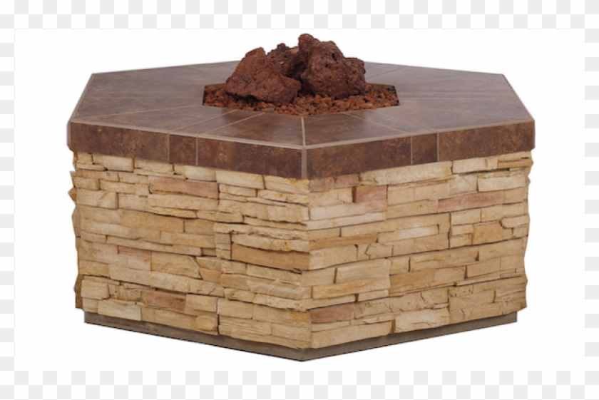 Hexagon Fire Pit W/propane Access Door - Fire Pit Clipart