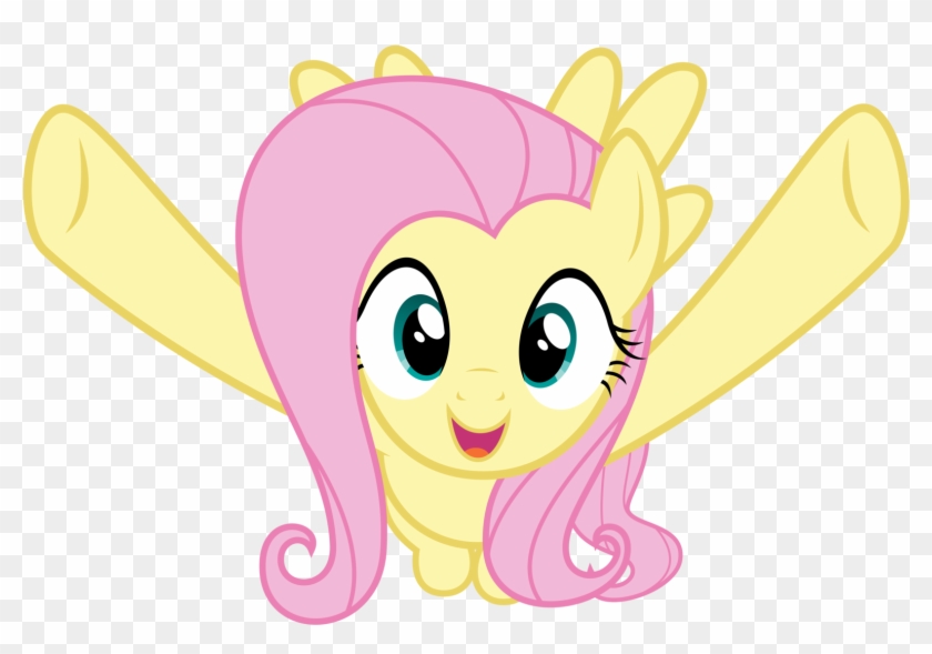 More Celebratory Hugs Definitely - Fluttershy Hug Clipart #641246