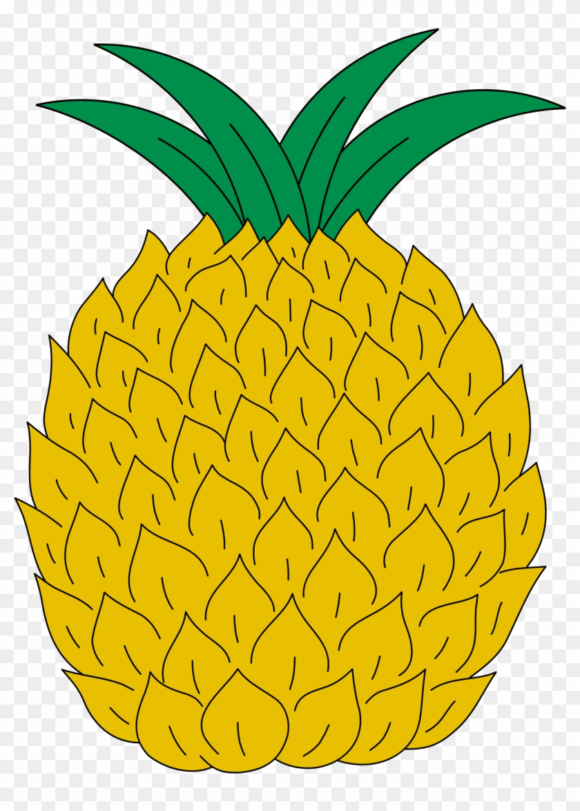 Open - Pineapple Clipart