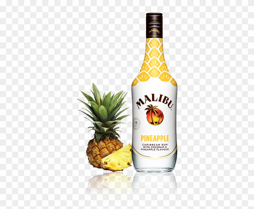 Malibu Pineapple - Malibu Rum Pineapple Clipart